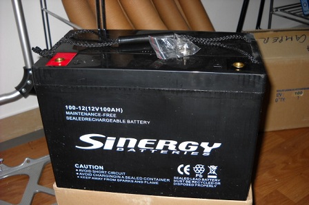 camper Batterie Avviamento, Servizi  Batteria GEL 100ah Sinergy